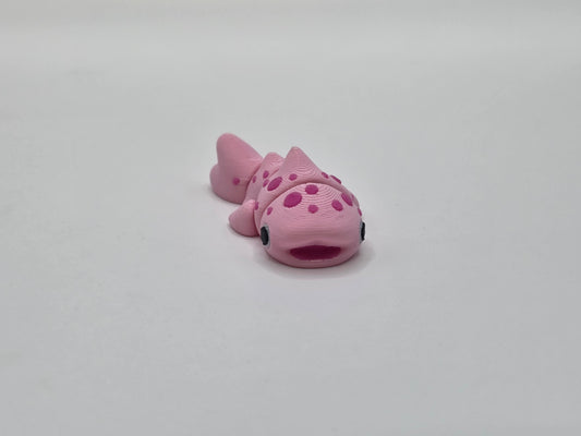 Whale Shark (Light Pink w/ Dark Pink Spots) - 3D POCKET PAL