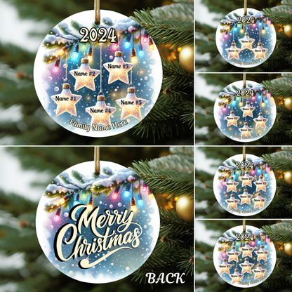 Stars Family Ornament