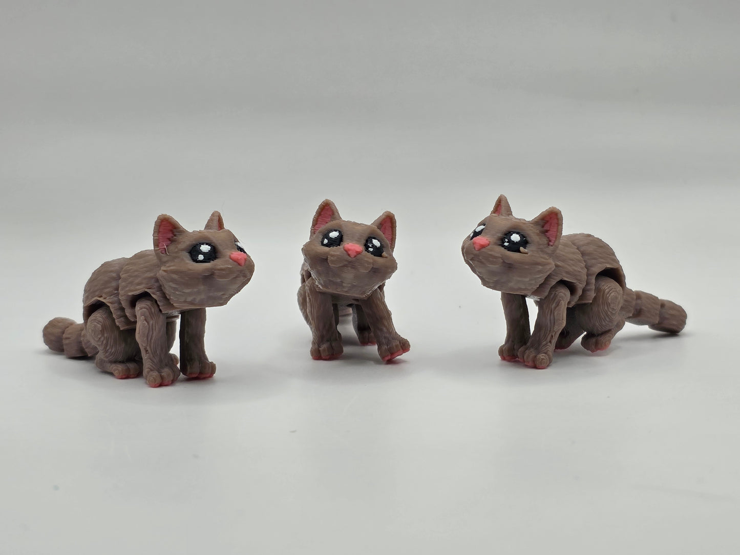 Cat (Brown) - 3D POCKET PAL