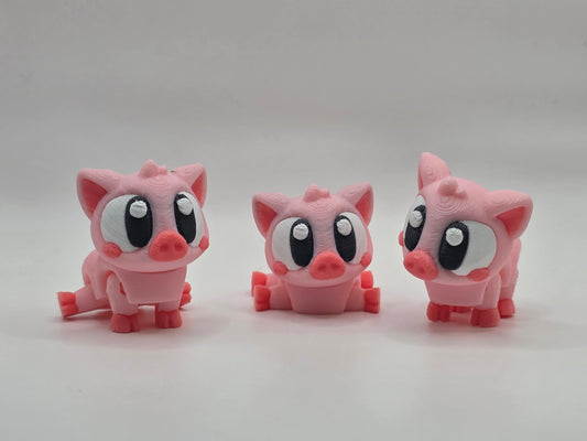 Pig (Keychain also) - 3D POCKET PAL