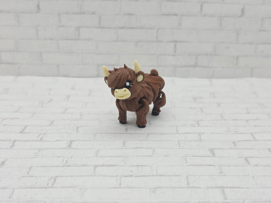 3D Highland Cow - MINI POCKET PET