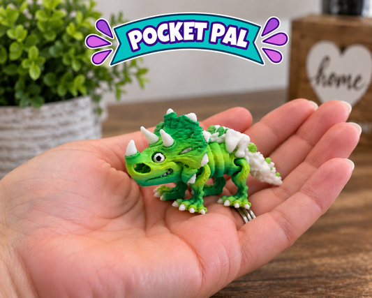 Dino Skeleton Triceratops - POCKET PAL