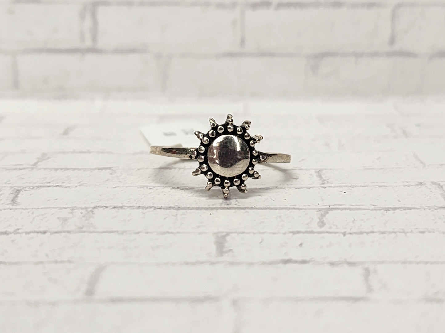 Size 7 Sterling Silver - 732 Sun