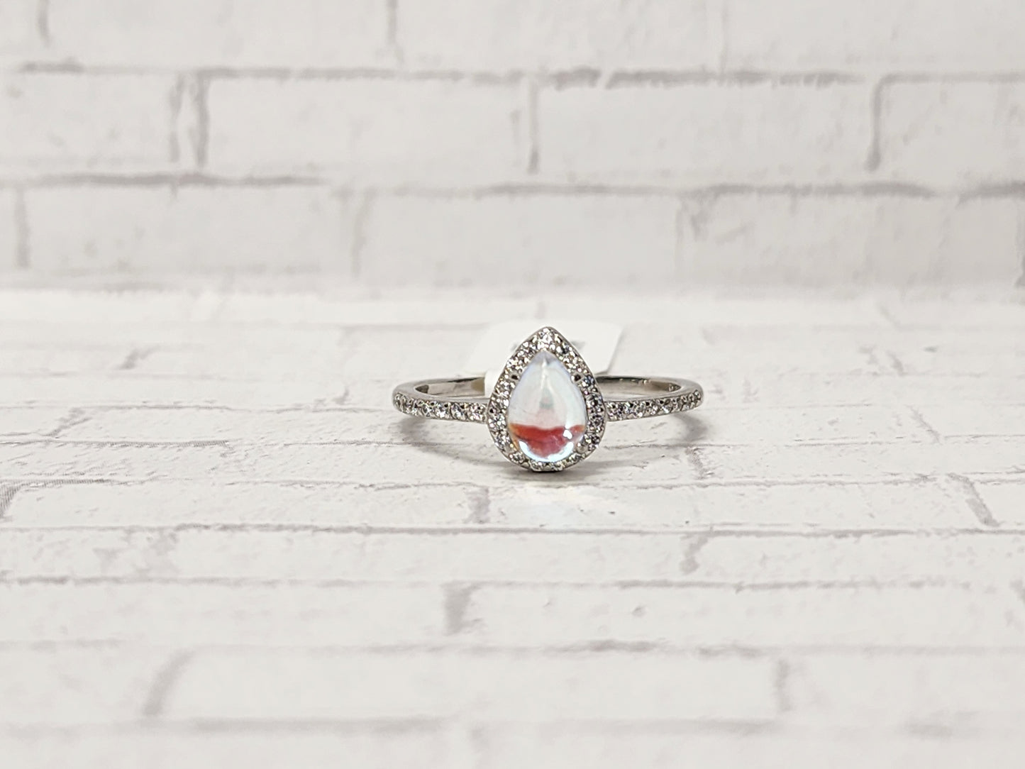Size 8 Sterling Silver - 803 Moonstone