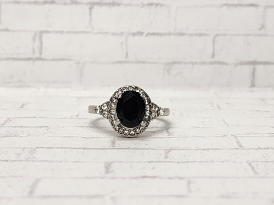 Size 8 Sterling Silver - 846 Black Onyx