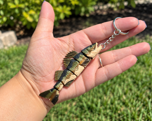 Walleye Fish Keychain
