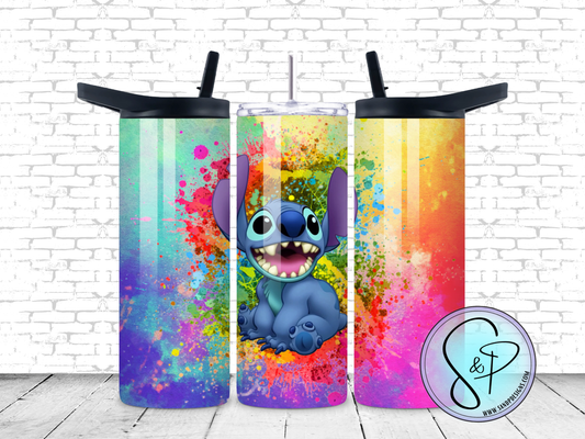 Blue Alien - 20 oz Tumbler