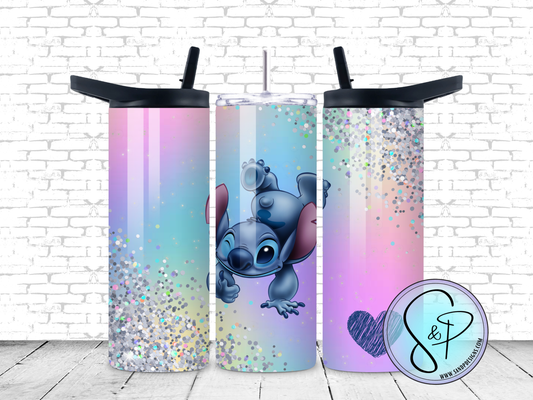 Blue Alien - 20 oz Tumbler