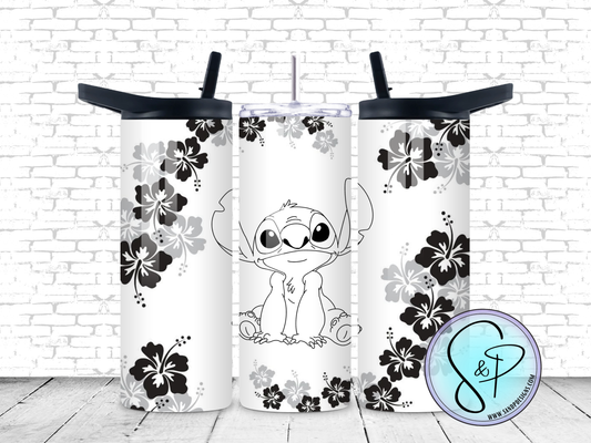 Blue Alien - 20 oz Tumbler