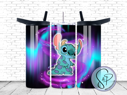 Blue Alien/Monster - 20 oz Tumbler