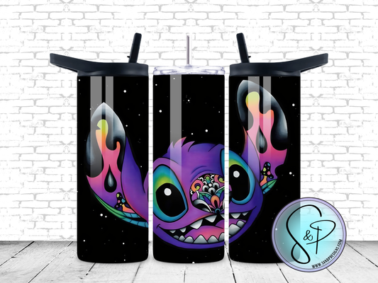 Blue Alien - 20 oz Tumbler