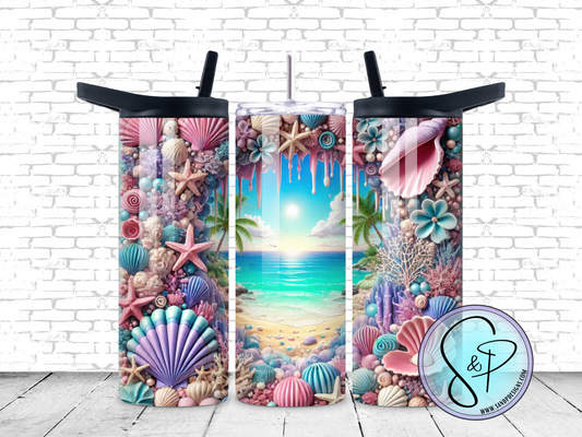 Beach and seashells - 20 oz