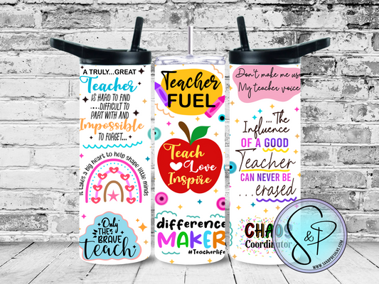 Teach Love Inspire (teacher) - 20 oz