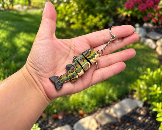 Large Mouth Bass Keychain