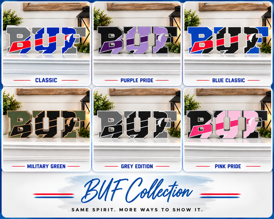 BUF Collection – Football-Inspired Home Décor