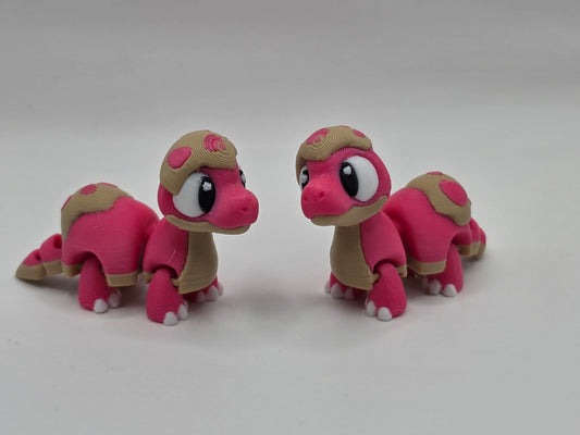 Dino Brachiosaurus (Hot Pink) - POCKET PAL