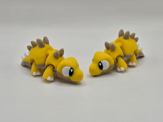 Dino Stegosaurus (yellow) - POCKET PAL