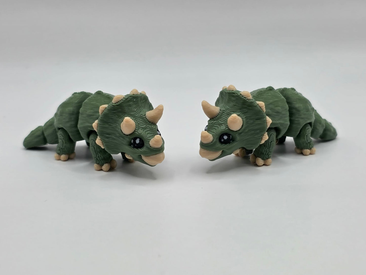 Dino Triceratops (green) - POCKET PAL