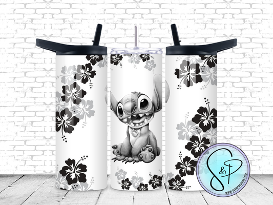 Blue Alien - 20 oz Tumbler