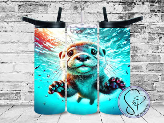 Swimming Otter - 20 oz