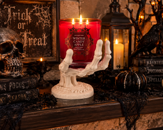 Skeleton Hand Candle Holder