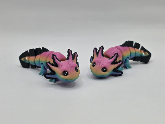 Axolotl Rainbow (Keychain) - POCKET PAL