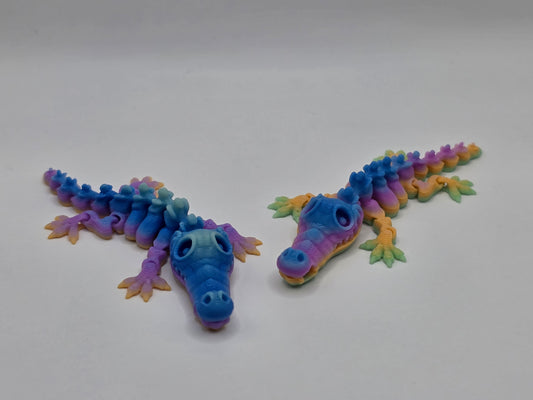 Skeleton Crocodile (random ombre colors) - POCKET PAL