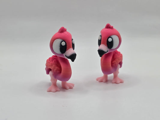 Flamingo - Big Eyes (keychain) - POCKET PAL