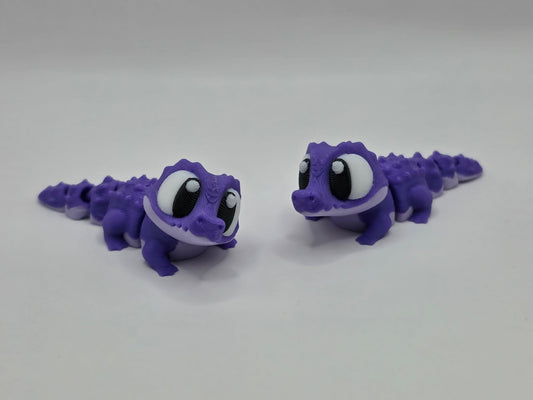 Crocodile - Purple (keychain) - POCKET PAL