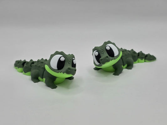 Crocodile - Green (keychain) - POCKET PAL