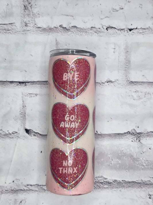Candy Heart Saying - Epoxy 20 oz