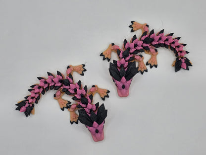Crystal Dragon (orange/pink) - POCKET PAL