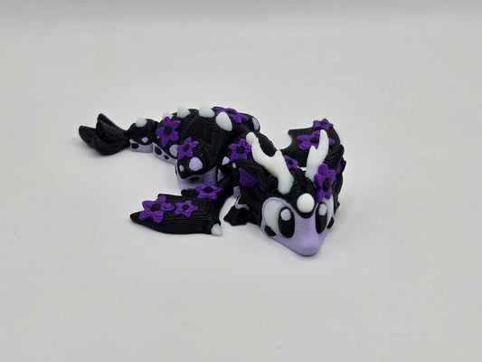 Cherry Blossom Dragon (Black/Purple)