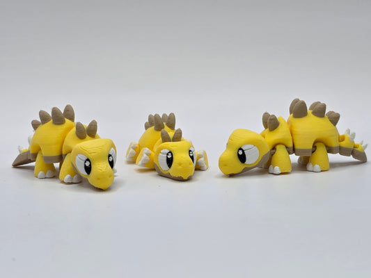 Dino Stegosaurus  - 3D POCKET PAL