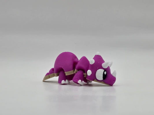 Dino Triceratops (Fuscia) - POCKET PAL