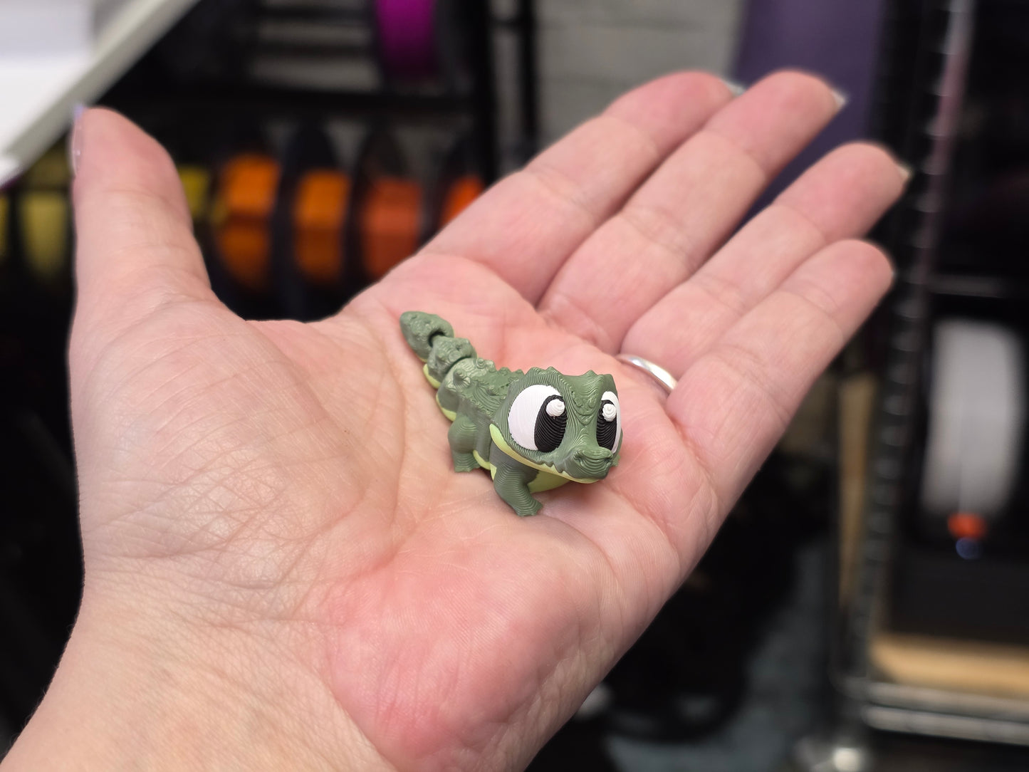 Green Crocodile (keychain also) - POCKET PAL