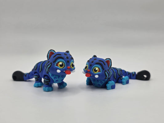 Blue Tiger (Pop) (keychain also)