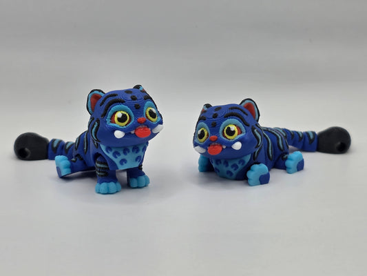 Blue Tiger (Pop) (keychain) - POCKET PAL