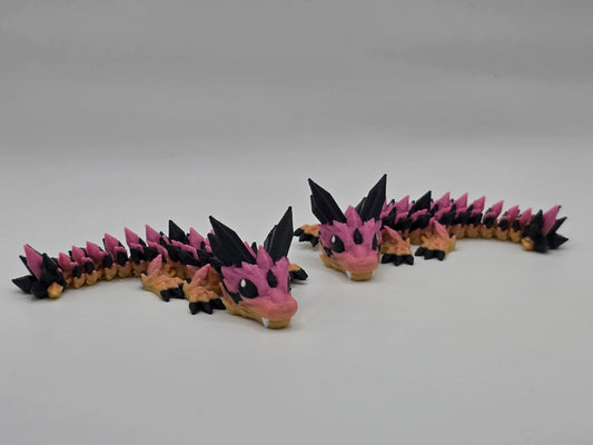 Crystal Dragon (orange/pink) - POCKET PAL