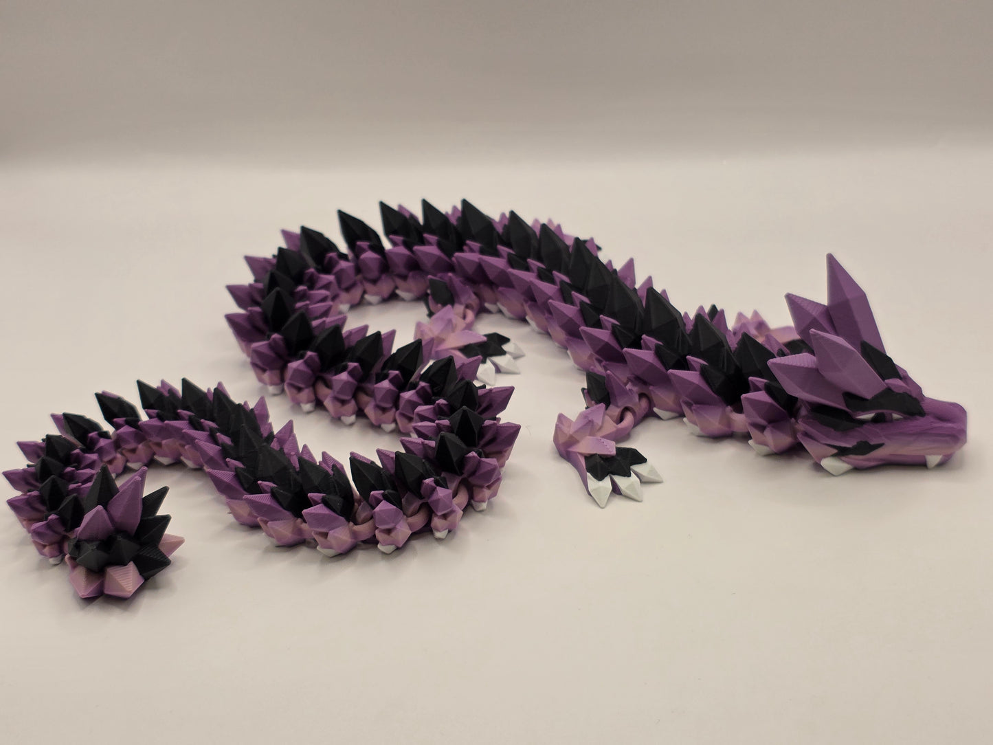 27" Crystal Dragon #8 - Purple Ombre Matte