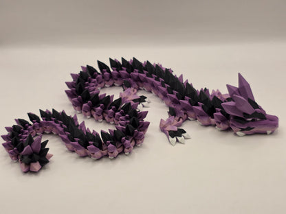 27" Crystal Dragon #8 - Purple Ombre Matte