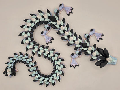 27" Crystal Dragon #5 - Pastel Silk Ombre