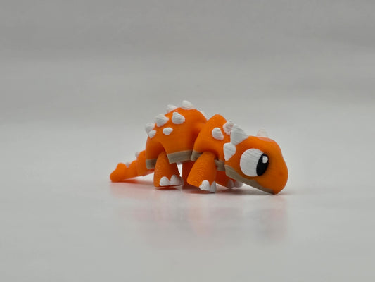 Dino Ankylosaurus (Orange) - POCKET PAL