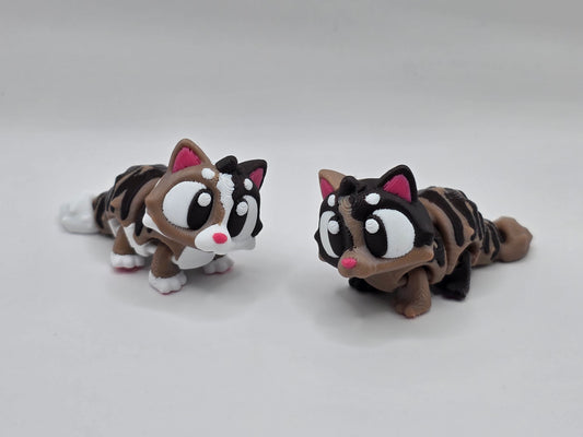 Brown Tiger Cat (keychain) - POCKET PAL