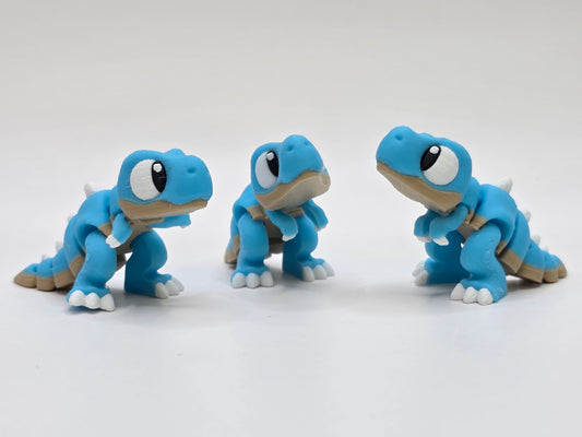 Dino T-Rex (Blue) - 3D POCKET PAL