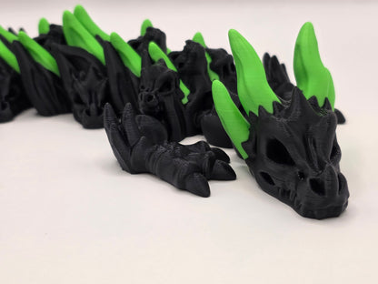 Bone Dragon - black/green