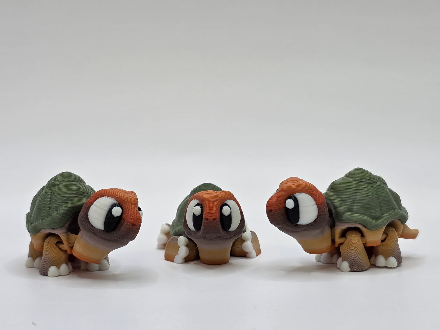 Turtle (green/brown) - 3D POCKET PAL