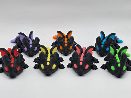 Dragon (black w/ color)
