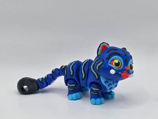 Blue Tiger (Pop) (keychain)