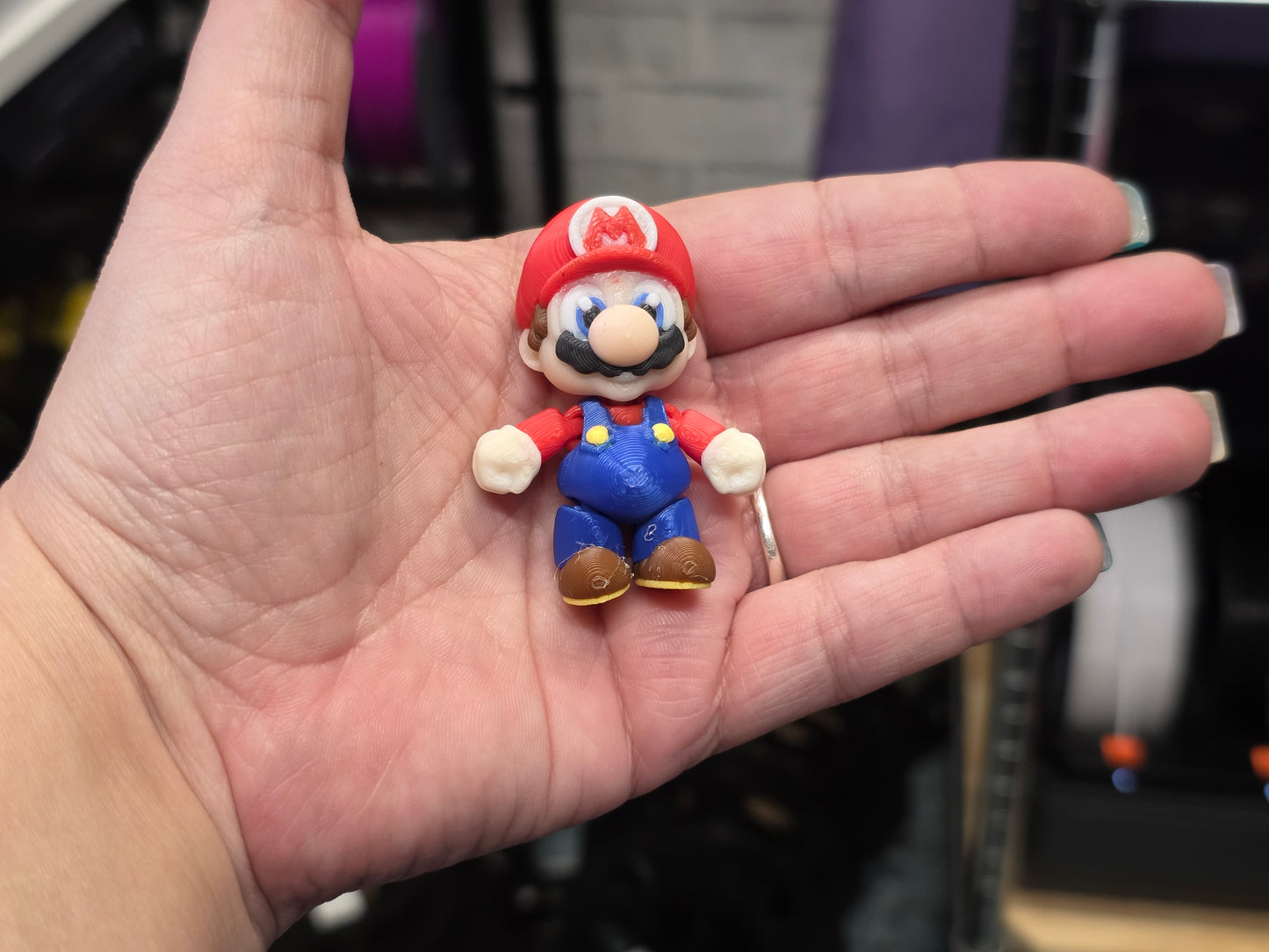 Red "M" Hat Guy(Keychain also)- POCKET PAL